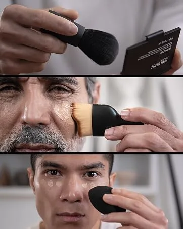 War Paint For Men Matte Finish Bronzer - Vegan Friendly & Cruelty-Free - Bronzing Powder Makeup Product For Men - 10g - War Paint for Men