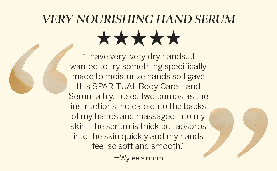 SPARITUAL Citrus Cardamom Vegan Hand Serum | 1oz - hand lotion