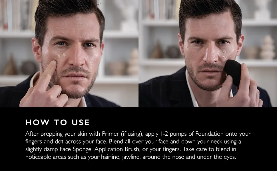 War Paint For Men Medium Coverage Foundation - Vegan Friendly & Cruelty Free - Fathers Day Gift Idea - Natural Looking Face Makeup For Men - Light Shade - 30ml - Medium Coverage Foundation 30ml (WPFDF1)