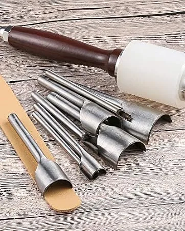 Caydo 400 Set 4 Style Snap Fasteners Kit Including Leather Rivets  Eyelets  Grommets  Binding Screws  Snap Buttons Press Studs kit with Fixing Tools for Thin Leather  Jacket  Jeans Wear - Leather Craft Tools