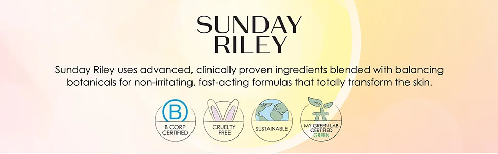 Sunday Riley Flash Fix Kit  1.27 Fl. Oz. - Sunday Riley uses advanced, clinically proven ingredients blended with balancing botanicals.