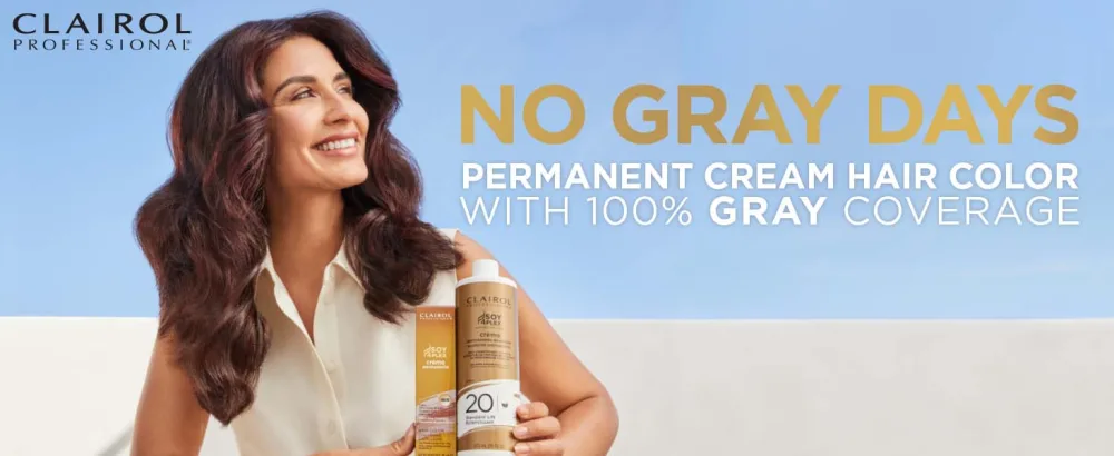 Clairol Professional Permanent 5N Lightest Neutral Brown  2 oz - Clairol Professional Crème Permanente Cream Hair Color 100% gray coverage