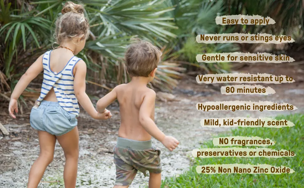 Raw Elements Baby + Kids SPF 30 Organic Sunscreen Zero-Waste Bundle with Lotion Tin 3oz  Lotion Stick 1oz and Hemp Drawstring Bag - raw elements kids natural sunscreen lotion organic sunscreen baby zinc organic sunscreen for baby