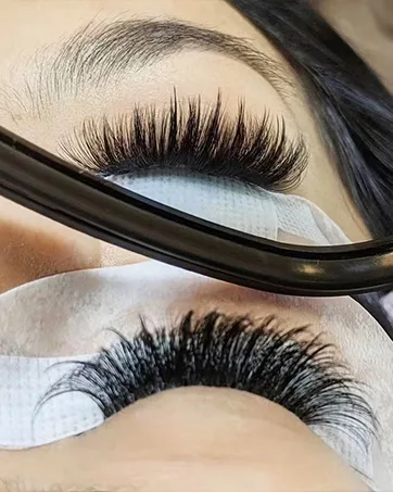 NAGARAKU Eyelash Extension Storage card Premade fans Volume lash Storage 2mm Sticky Strip False Eyelashes Paper Card (20 Sheets with 1 roll Tape) - customers