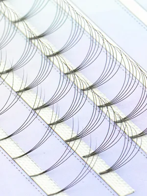 NAGARAKU Eyelash Extension Storage card Premade fans Volume lash Storage 2mm Sticky Strip False Eyelashes Paper Card (20 Sheets with 1 roll Tape) - lash storage