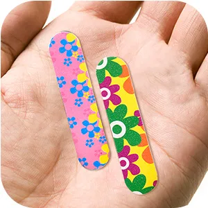 100 Pieces Mini Nail Files Double Sided Emery Boards Nail File and Buffers Nail Tools for Women Girls  5 Colors - product information 2