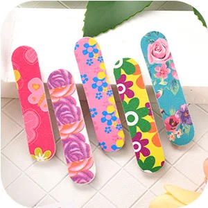 100 Pieces Mini Nail Files Double Sided Emery Boards Nail File and Buffers Nail Tools for Women Girls  5 Colors - product information 3