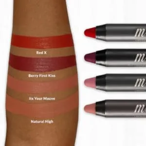 VASANTI Matte Crush Lipstick Pencil - Soft  Waterproof  Smooth  Velvety  Natural  Vegan-Friendly (Blushing - Natural Pink) - vasanti