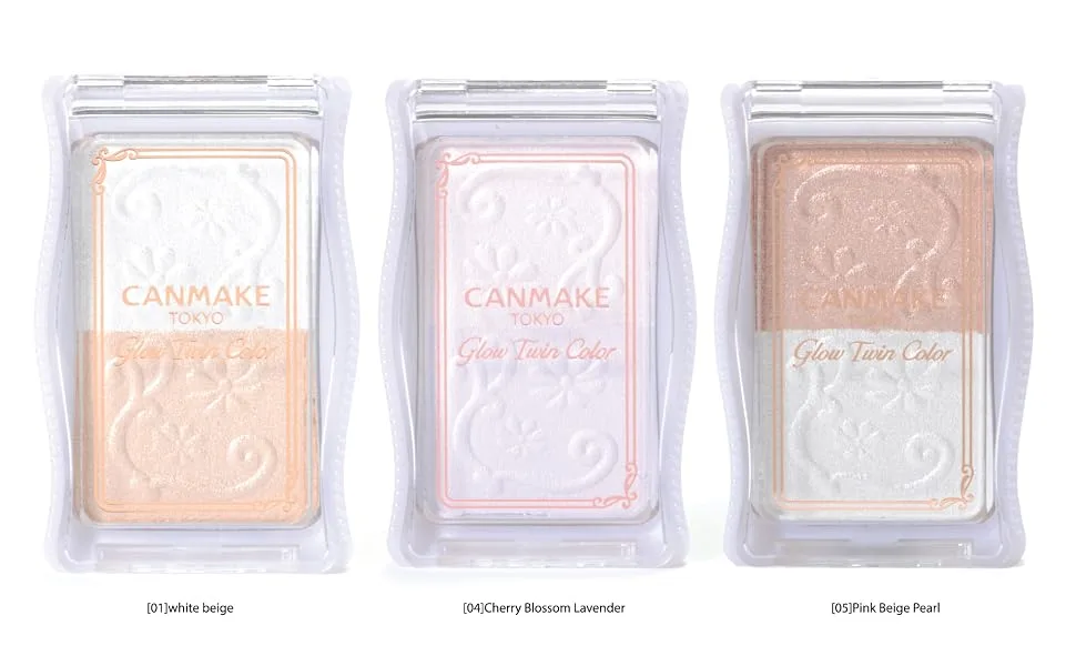 CANMAKE Glow Twin Color 05 Pink Beige Pearl - Glow Twin Color