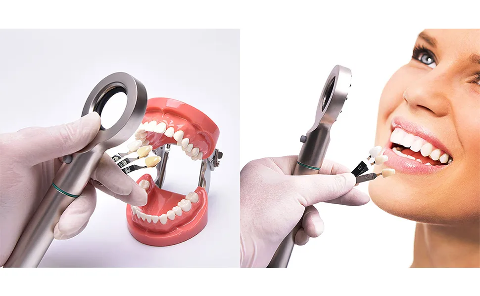Tazrigo Dental Base Light Tri-Spectra Shade Matching Tooth Colorimetric Lights - Matching Light