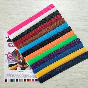 Bofoho 500pc Art Crafts Wax Yarn Sticks Non-Toxic Bendable Sticky Material in Bulk. Perfect Handicraft Gift  Entertainment for Teen Student DIY Project - product information 2
