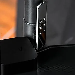 Strenco 2 x 4 Inch - Hook and Loop Strips with Adhesive - 15 Sets - Square - Heavy Duty Tape - Black Sticky Back Fastener - Remote Control Mounting Tape