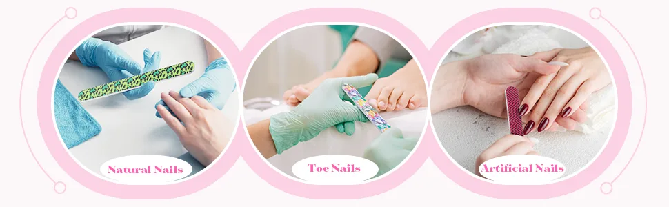 20 Pieces Nail File Emery Boards Nail Buffer File Nail Tools for Women Girls - product information 4