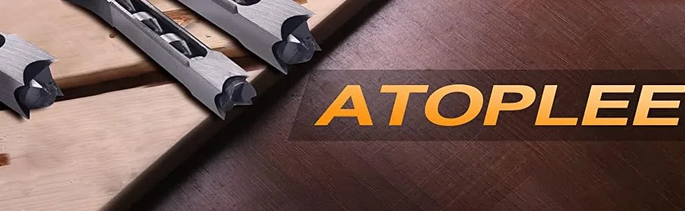 ATOPLEE Square Hole Drill Bit Set 3pcs HSS Woodworking Hole Saw Mortising Chisel Drill Bit Tools 5/16 3/8 1/2 Inch (All of Sizes) - product information 1