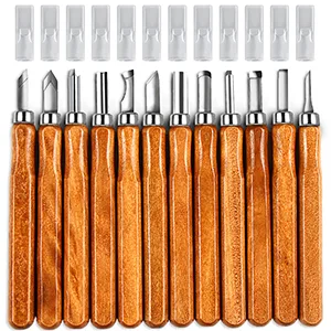 Wood Carving Knife Set - 20 PCS Hand Carving Tool Set for DIY Sculpture Carpenter Experts & Beginners - wood carving tools