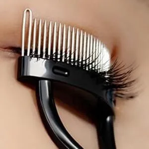 4 Pcs Eyelash Separator Metal Teeth Mascara Comb Eyelash Definer Lash Separator Tool Black&Pink - product information 4