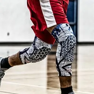 McDavid MD6446PR-112-32 HEX Leg Sleeves Reversible Print USA Camo Adult-S - Basketball Leg Sleeve