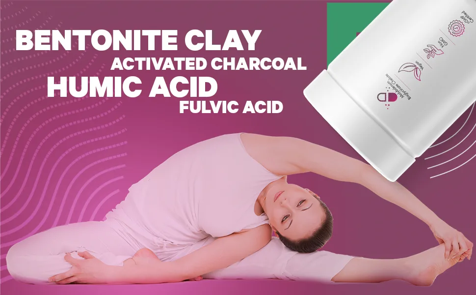 Codeage Binder + Systemic Binder Supplement - Activated Charcoal Pills  Bentonite Clay Mineral Powder  Fulvic & Humic Acids  Molybdenum  Carbon Forms - 90 Capsules - Codeage - Ultra Binder - with Bentonite Clay + Activated Charcoal