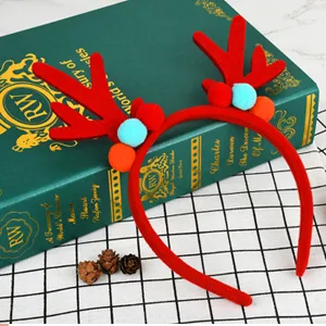 DS. DISTINCTIVE STYLE Deer Antler Headband Reindeer Fawn Horn Hair Accessories for Christmas - product information 20