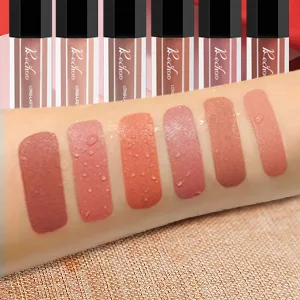 Rechoo Matte Liquid Lipstick Set  6 Pcs Superstay Mate Ink Waterproof Lip Gloss Beauty Lips Makeup Set (NUDE MATTE INK) A-NUDE MATTE INK - waterproof lipsticks