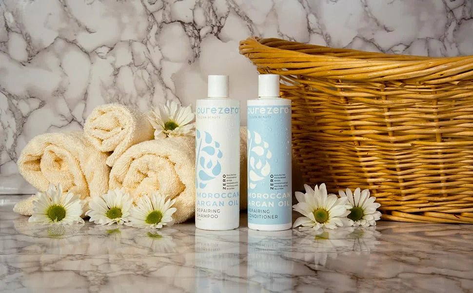 Purezero Moroccan Argan Oil Shampoo & Conditioner Set - Repair