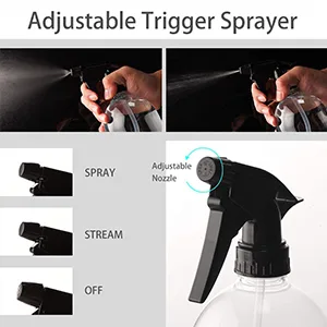 SUPERLELE Spray Bottles 7pcs 8oz Empty Plastic Spray Bottle with Adjustable Nozzle for Hair and Cleaning Solutions Includes Funnel and Labels 8oz 7 - High quality raw materials