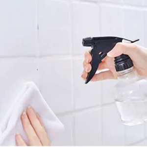 SUPERLELE Spray Bottles 7pcs 8oz Empty Plastic Spray Bottle with Adjustable Nozzle for Hair and Cleaning Solutions Includes Funnel and Labels 8oz 7 - wall