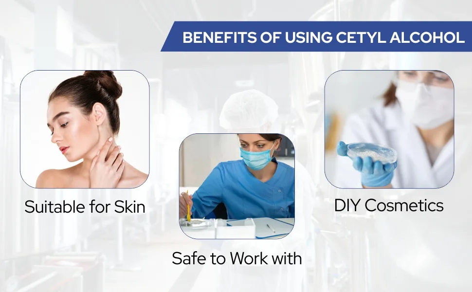Cetyl Alcohol 125 gm / 4.4 oz by Salvia - Benefits