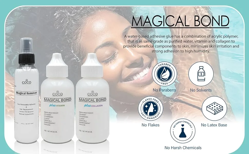 MAGICAL REMOVER 5.07oz Wig and Hair extension adhesive remover. Easy Removal - product information 1
