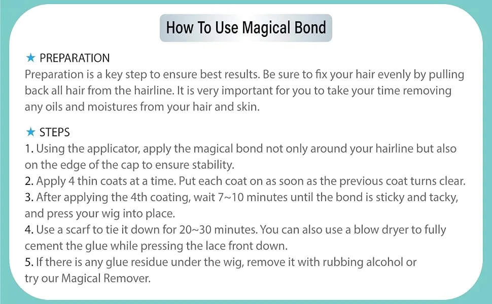 MAGICAL REMOVER 5.07oz Wig and Hair extension adhesive remover. Easy Removal - product information 3