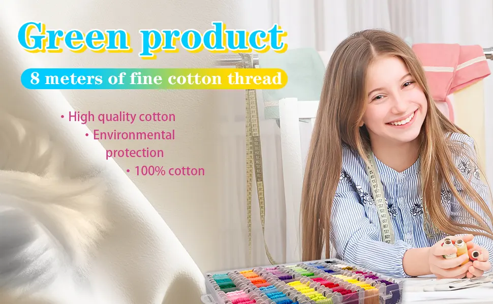Friendship Bracelet Kit Embroidery Floss 1-Tier box - product information 1