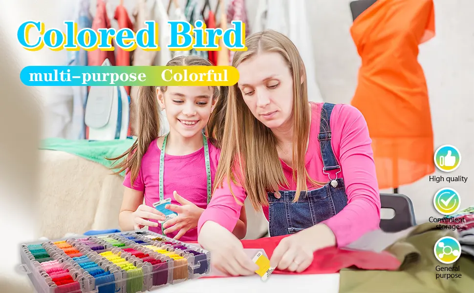 Friendship Bracelet Kit Embroidery Floss 1-Tier box - product information 3