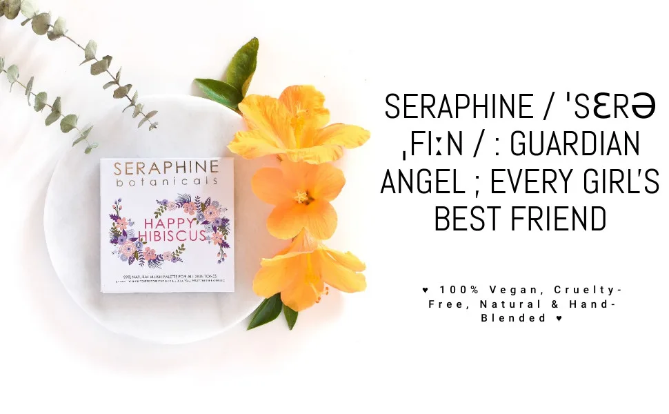 Seraphine Botanicals Happy Hibiscus - 99% Natural Blush For All Skin Tones - seraphine