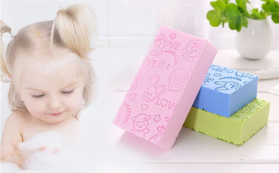 Maikoa 3PCS Ultra Soft Exfoliating Sponge Shower Brush - 3PCS Ultra Soft Exfoliating Sponge Shower Brush …
