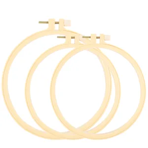 Caydo 3 Sets Embroidery Kit for Beginners  Cross Stitch Kits for Adults Including Embroidery Fabric with Floral Pattern  Embroidery Hoop  Embroidery Thread and Tools - embroidery hoop