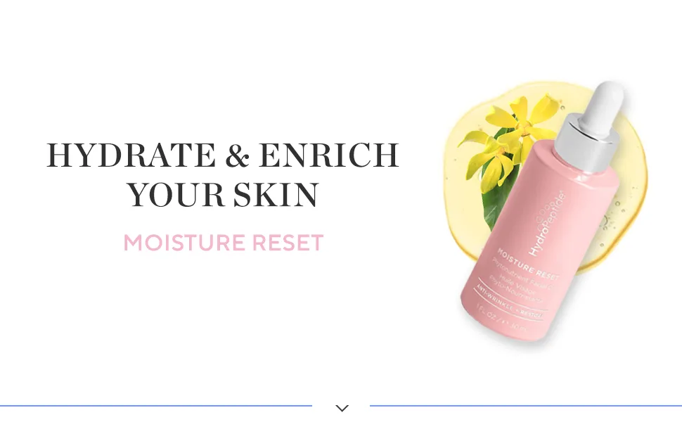 HydroPeptide Moisture Reset  Phytonutrient Facial Oil  Hydrate and Enrich Skin  Improves Skin Barrier Function  1 Ounce - hydropeptide moisture reset