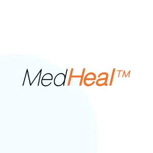 Bordered Silver Silicone Ag Sterile Absorbent Antibacterial Dressing  4x 4 (2.5x 2.5 Pad)  5 dressings/Box  MedHeal by MedvanceTM - medheal