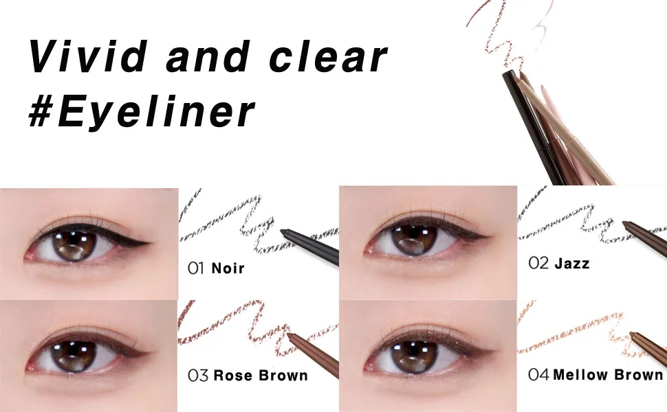 BBIA Last Auto Gel Eyeliner  Waterproof Eyeliner (10 Wedding Peach) 0.3g - BBIA Eyeliner