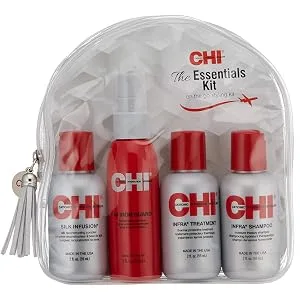 CHI Infra The Essentials Kit with Infra Shampoo  44 Iron Guard  Infra Treatment and Silk Infusion 4 Piece Set - product information 3