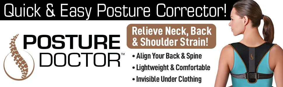 Ontel Posture Doctor Quick & Easy Posture Corrector - Ontel Posture Doctor, Easy Posture Corrector