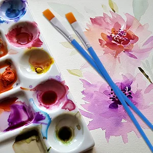 UPINS 30 Pcs Flat Paint Brushes Small Brush Bulk for Detail Painting - paint brushes
