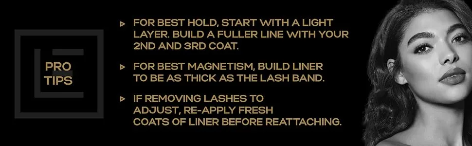 Eylure Promagnetic Wispy Magnetic Eyeliner & Lash System Faux Mink Wispy (Old Version) - Eylure Promagnetic magnetic false lashes banner 3