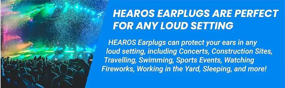HEAROS Moldable Silicone Waterproof Swimming Earplugs  NRR 22  8 Pairs - product information 2
