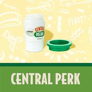 Central Perk Lip Balm - Set of 3 Flavored Chapsticks - Officially Licensed Friends TV Show Merchandise - Central Perk