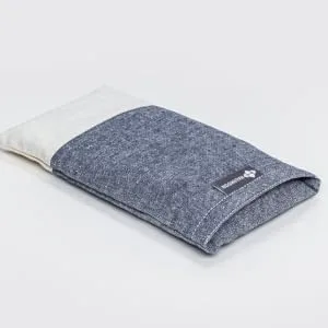 Halfmoon Silk Eye Pillow Lavender  Rose Clay - halfmoon linen eye pillow