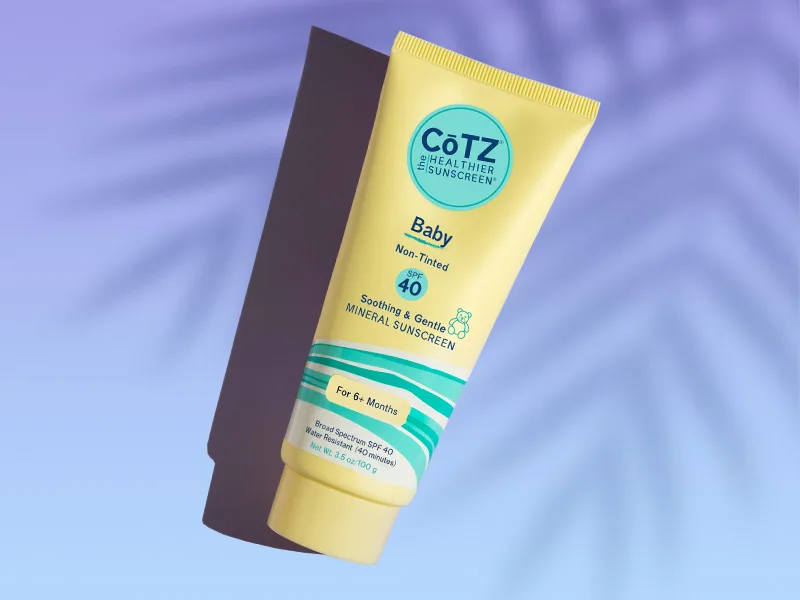 CoTZ Baby SPF40 Mineral sunscreen - sunscreen, face sunscreen, sunblock, zinc oxide sunscreen, spf, zinc oxide, sun skin care, face spf