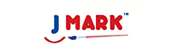J MARK Paint Set   Mini Canvas Acrylic Painting Kit with Wood Easel  Canvases  Paint  Brushes & More - logo jmark