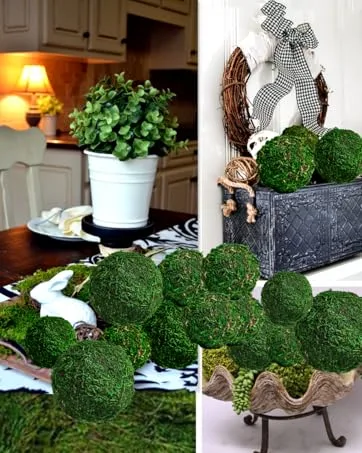 Byher Craft Sticks  Mini Wood Log for Rustic Home Decor - Farmhouse Centerpiece Decor Twigs (Craft Sticks-) - decorative balls fake moss