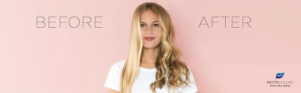 PHYTO PARIS Phytovolume Volumizing Blow-Dry Spray  5.07 fl. oz. - Before and After image