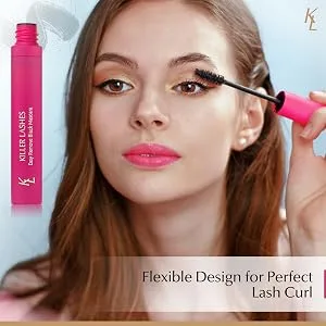 KL Killer Lashes Easy Remove Smudge Free Mascara Black for Fuller and Longer Lashes - easy to remove black mascara makeup